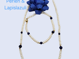 Perlen/ Lapislazuli